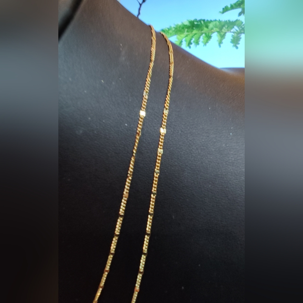 Lenny & Eva Rose Quartz Single Bead On Gold Tone Double-Layer Necklace - Picture 2 of 6